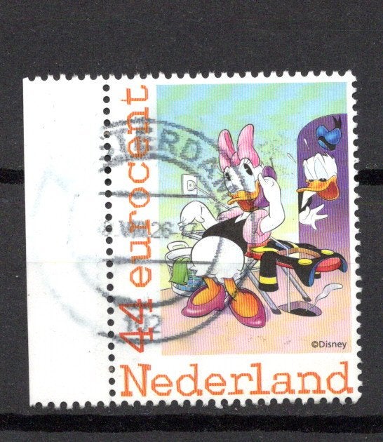 gestempelde zegel. persoonlijke: Donald duck, Postzegels en Munten, Postzegels | Nederland, Ophalen of Verzenden, Na 1940, Gestempeld