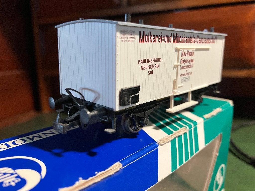 Sachsenmodelle H0 16136 koelwagon nw.staat in OVP, Overige merken, Gelijkstroom, Wagon, Ophalen of Verzenden