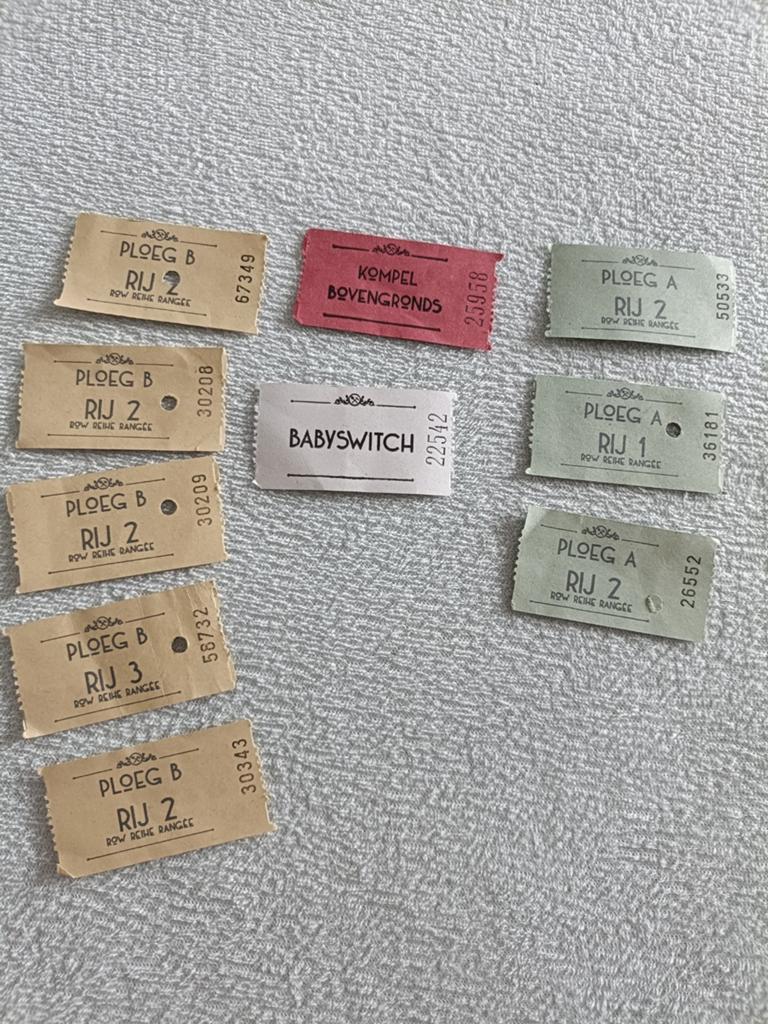 Efteling baron kaartjes, Verzamelen, Efteling, Ophalen of Verzenden, Overige typen