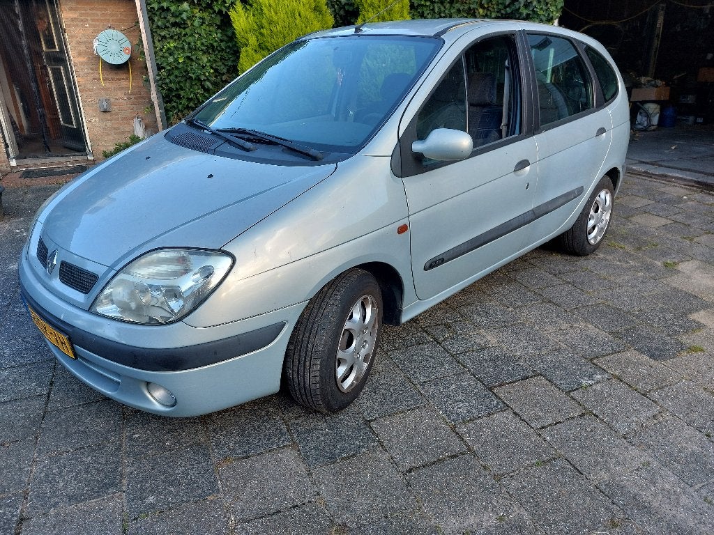 Renault Scénic 1.6 16V Expr 2001 Grijs, Stof, 1225 kg, 4 cilinders, Bedrijf