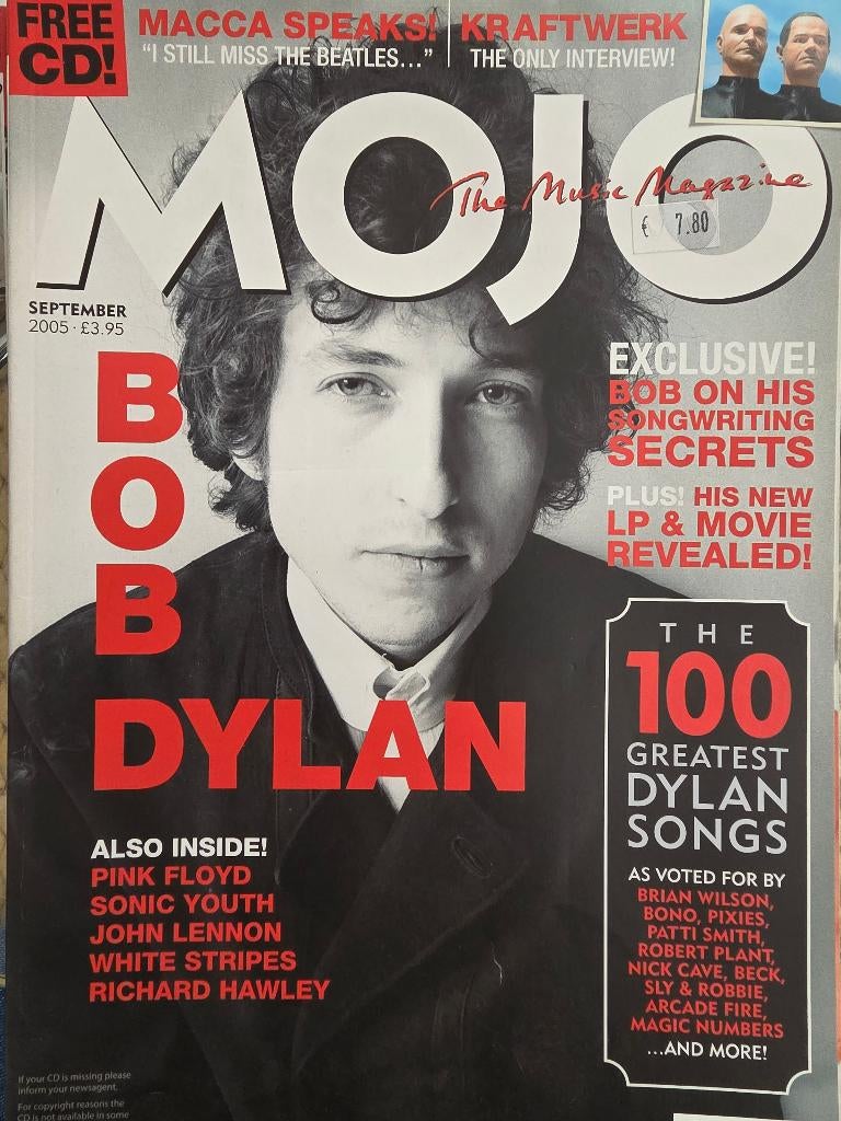 MOJO 09-2005 142 Dylan McCartney Kraftwerk Hawley Goldfrapp, Ophalen of Verzenden, Zo goed als nieuw, Muziek, Film of Tv