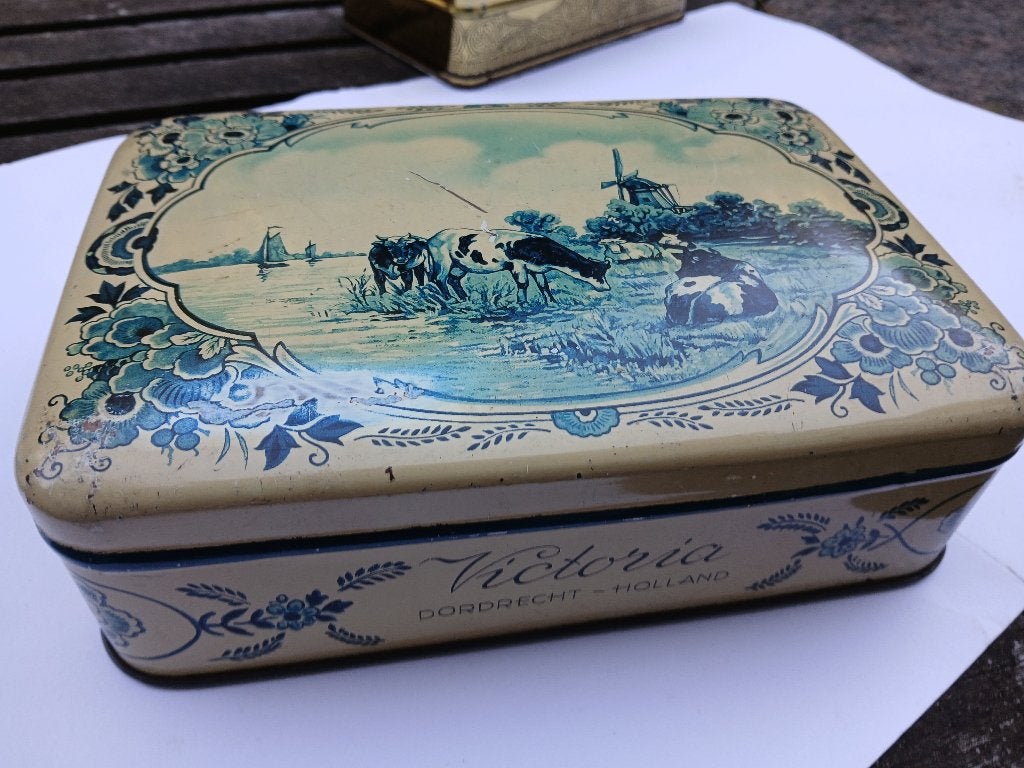 Blik Victoria Dordrecht rond 1930 (KBB-81), Ophalen, Gebruikt, Overige