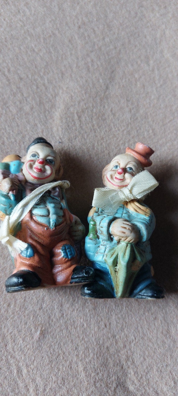 Kleine beeldjes clowns, Verzamelen, Ophalen of Verzenden, Gebruikt