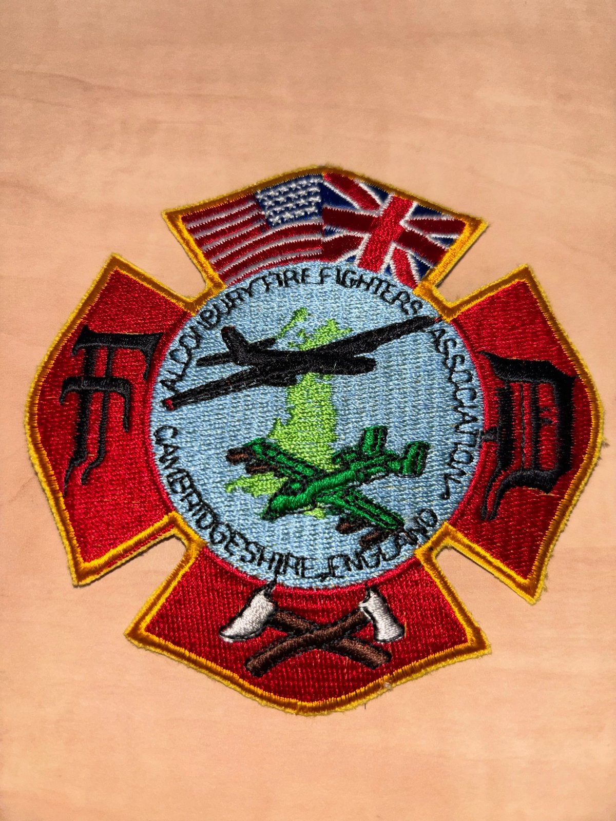 Usa brandweer embleem, Verzenden, Overige soorten, Amerika, Embleem of Badge