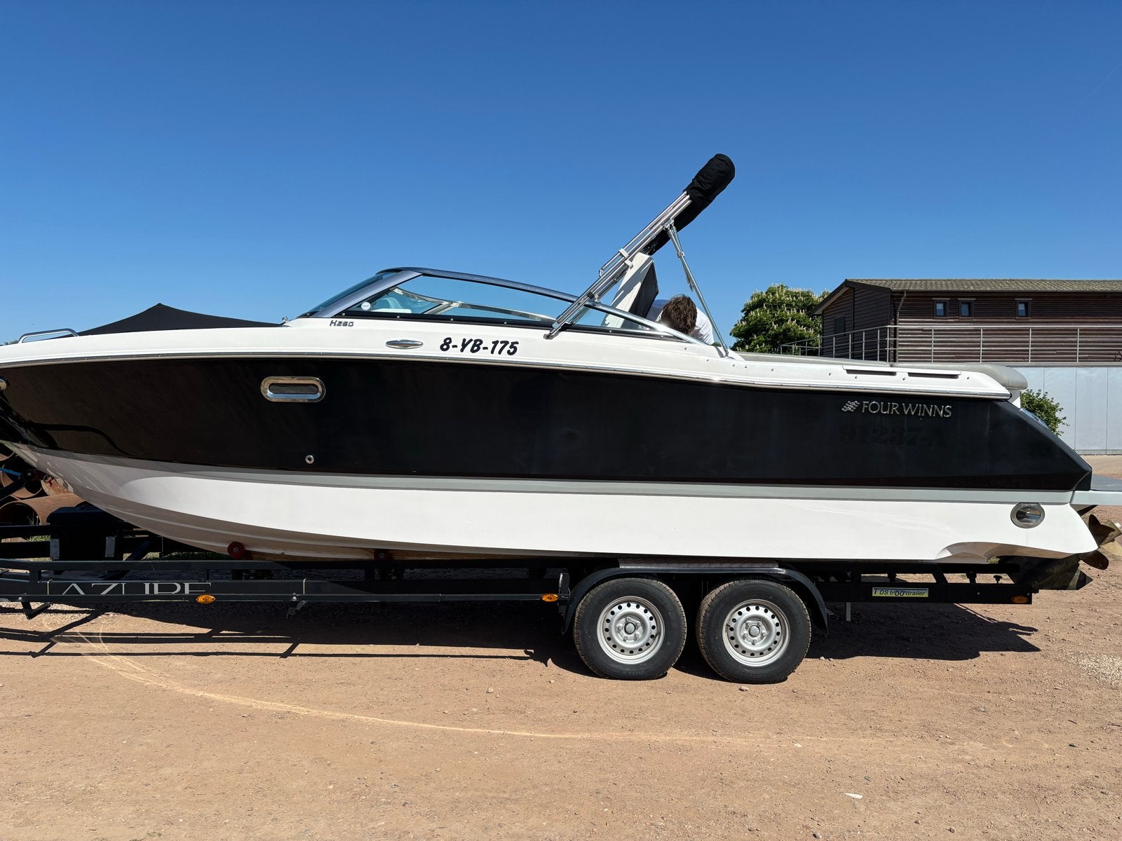 Four Winns H 260 Speedboot met Trailer - 2016, Ophalen, Overige merken, Gebruikt, Binnenboordmotor