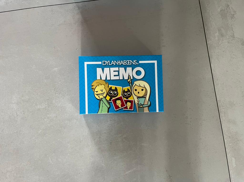 Dylan Haegens Memo Spel: Memo - Zo goed als nieuw!, Een of twee spelers, Ophalen of Verzenden, Zo goed als nieuw