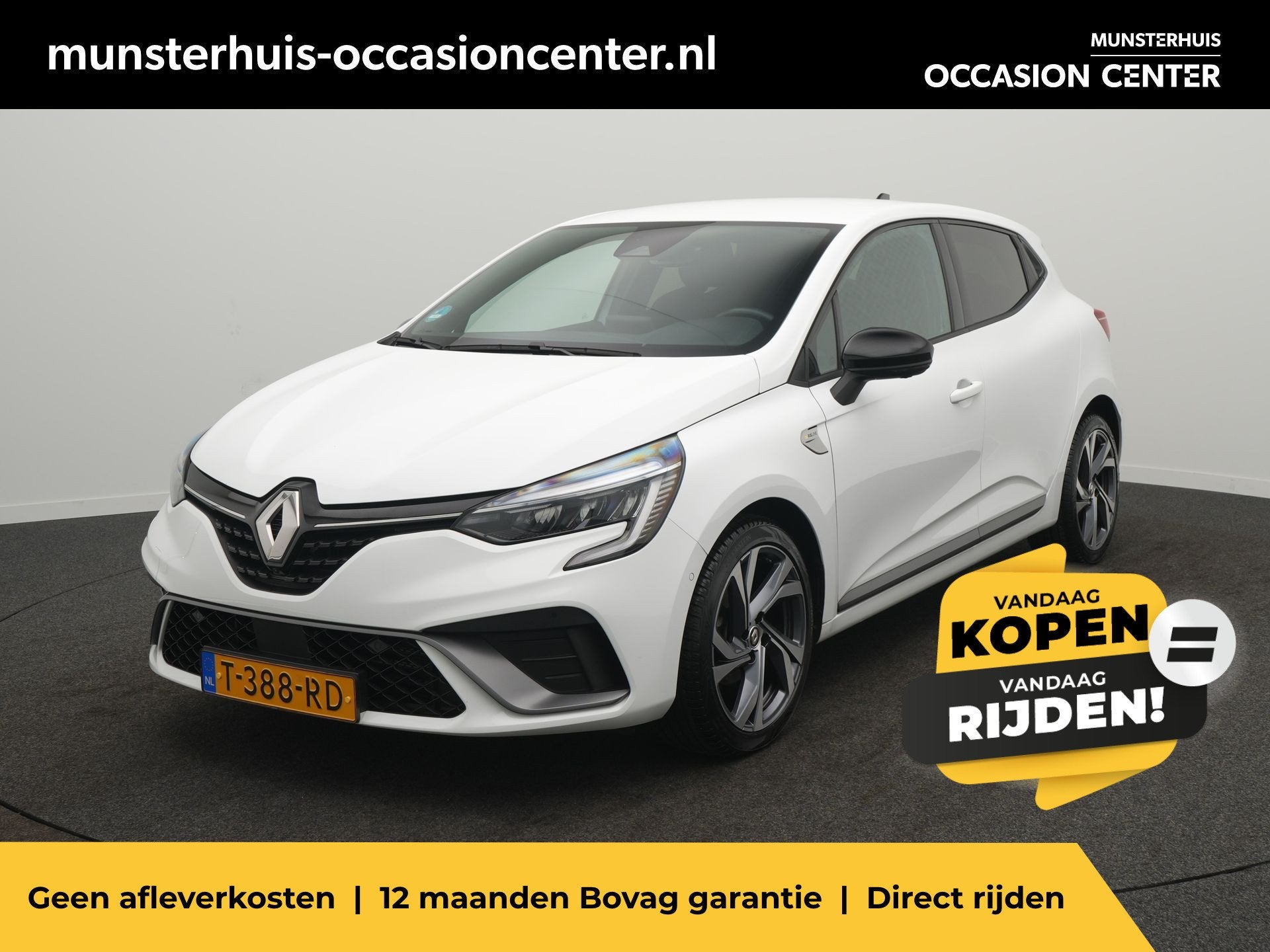 Renault Clio TCe 90 R.S. Line - RIJKLAARPRIJS - All Seasonba, Voorwielaandrijving, 12 maanden, Parkeersensor, Gebruikt