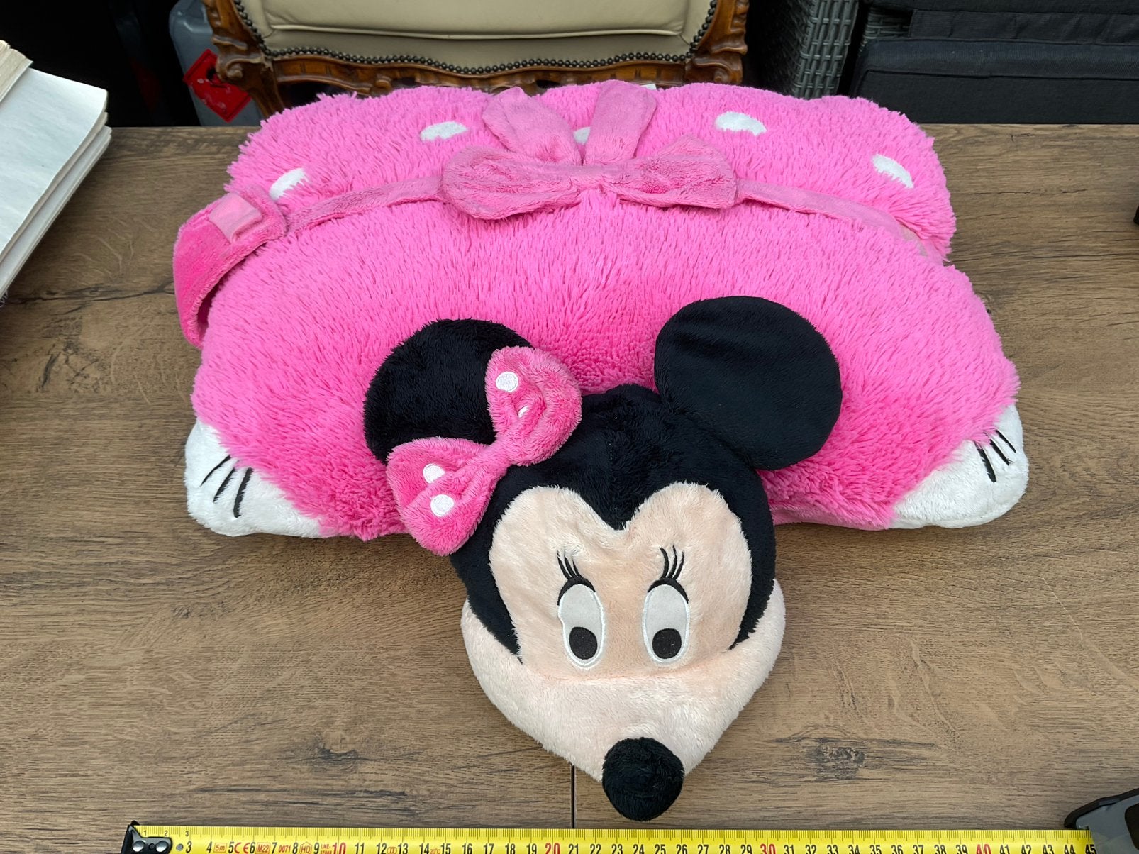 Zgan, niet kapot Disney Pillow Pets Minnie Mouse kussen, Ophalen, Mickey Mouse, Zo goed als nieuw