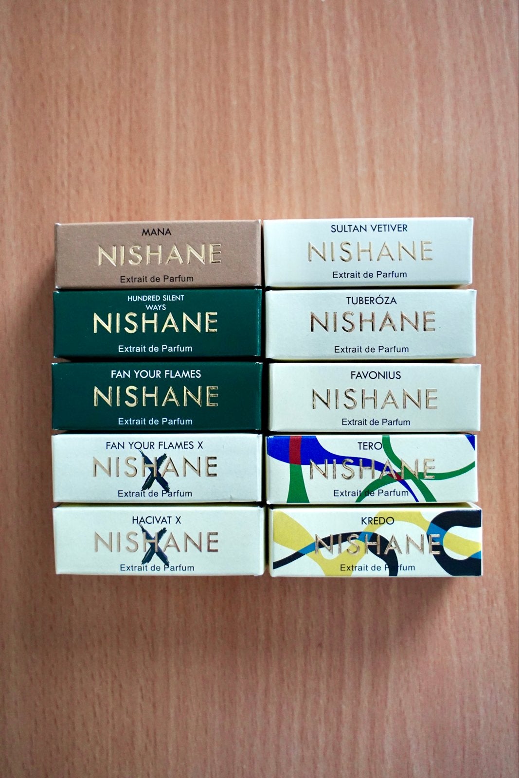 Nishane sampleset 10x2ml, Ophalen of Verzenden, Zo goed als nieuw