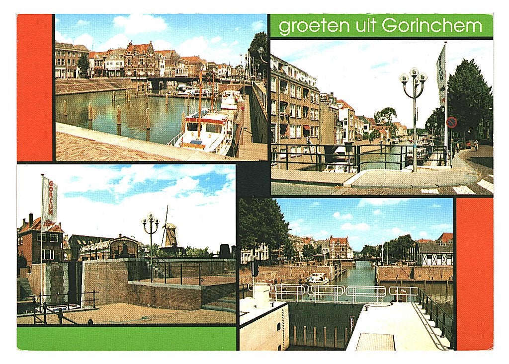 37552	Gorinchem	ZH	Nette oude kaart	Onbeschreven, Ophalen of Verzenden, 1960 tot 1980, Ongelopen, Zuid-Holland