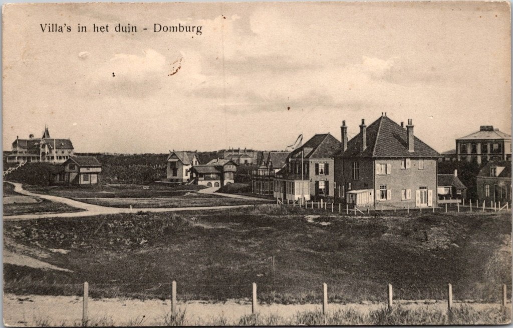 Domburg - 12 ansichtkaarten, Verzenden, 1940 tot 1960, Gelopen, Zeeland