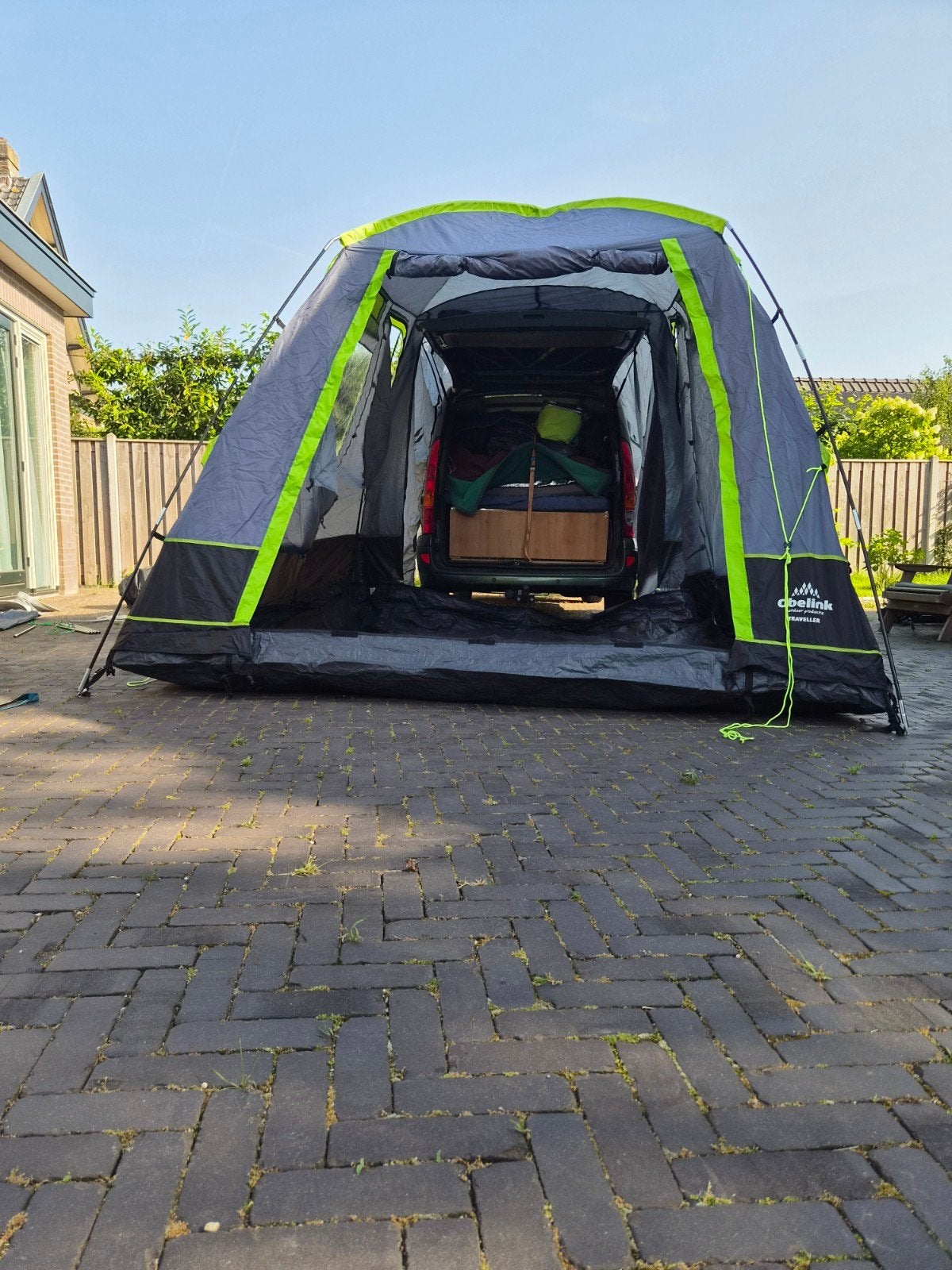 Kleptent  bustent obelink traveller, Ophalen