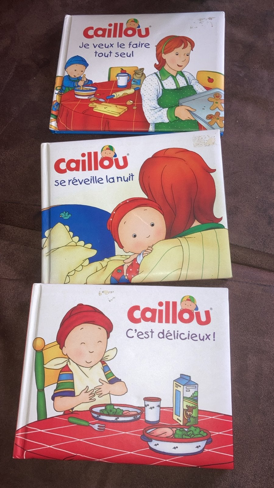 3 Franse Caillou peuterboeken - Zo goed als nieuw, Ophalen of Verzenden, Zo goed als nieuw, 2 tot 3 jaar