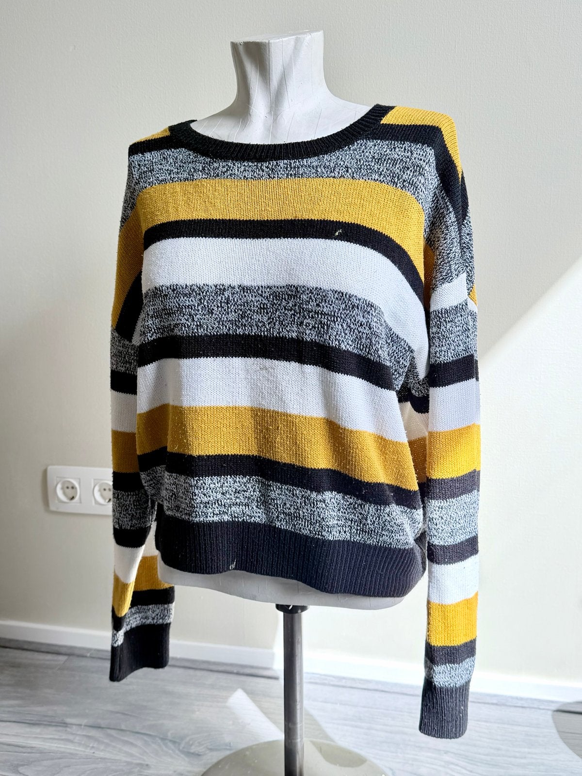 Gestreepte trui van H&M, Kleding | Dames, Truien en Vesten, Ophalen of Verzenden, Gedragen, Maat 42/44 (L), Meerkleurig