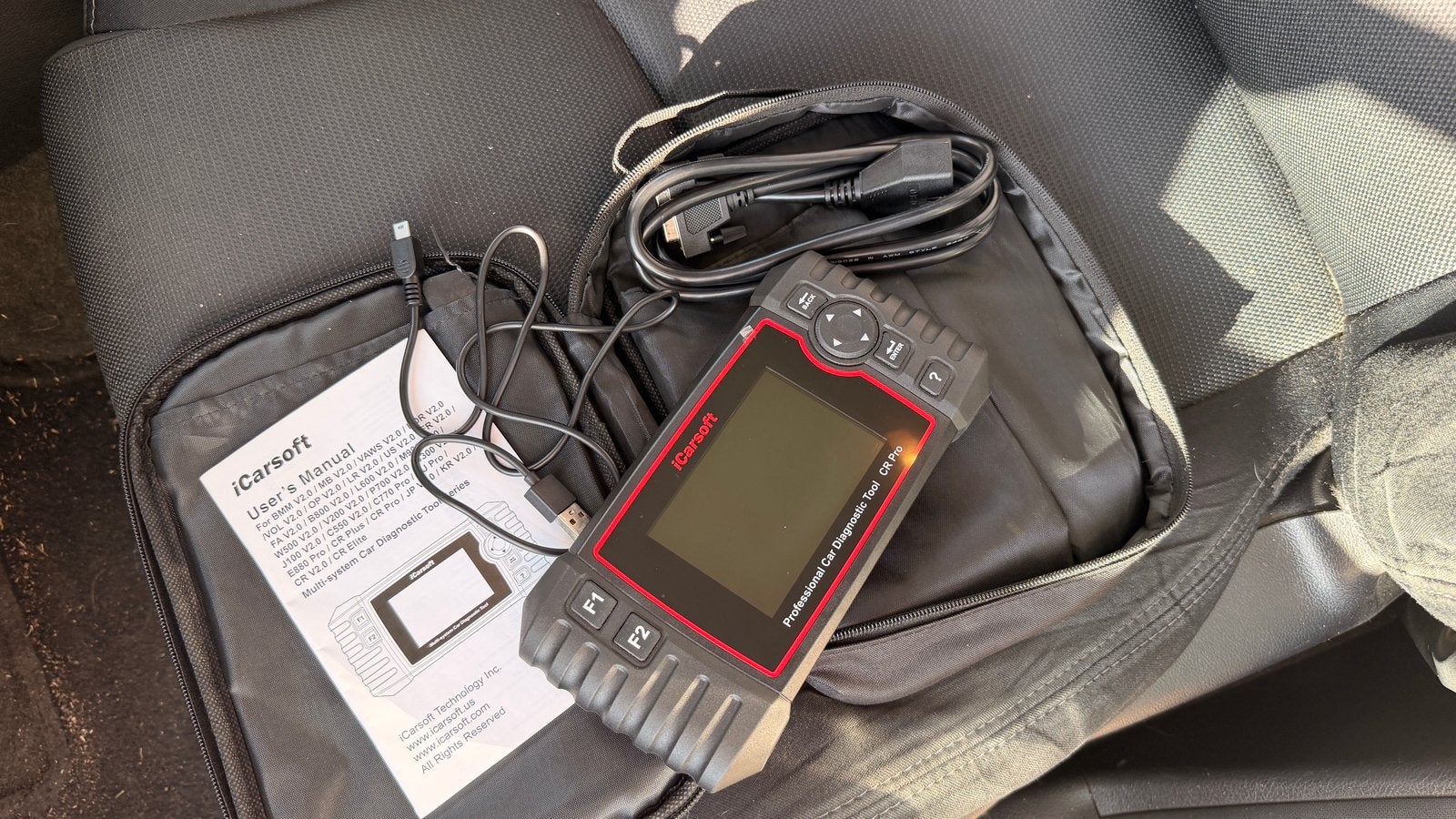 iCarsoft CR Pro – professionele diagnosetester OBD2, Ophalen of Verzenden, Gebruikt