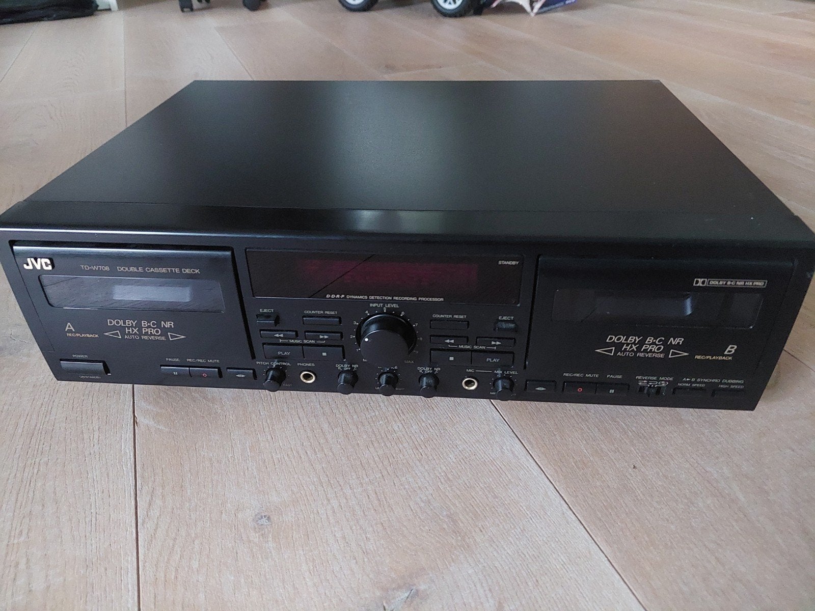 JVC TD-W708 Cassettedeck, Audio, Tv en Foto, Ophalen of Verzenden, Dubbel, JVC, Auto-reverse