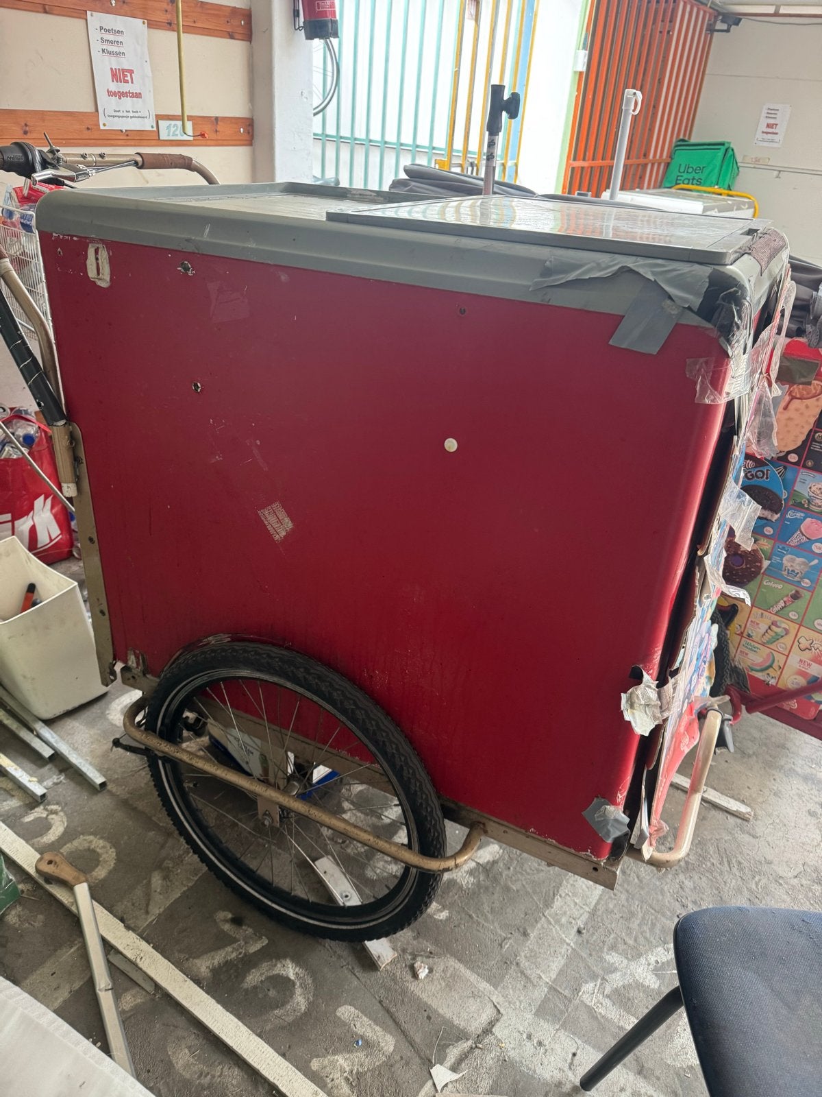 IJskar bakfiets - Perfect voor evenementen!, Ophalen of Verzenden, Gebruikt, Goederen, Overige merken
