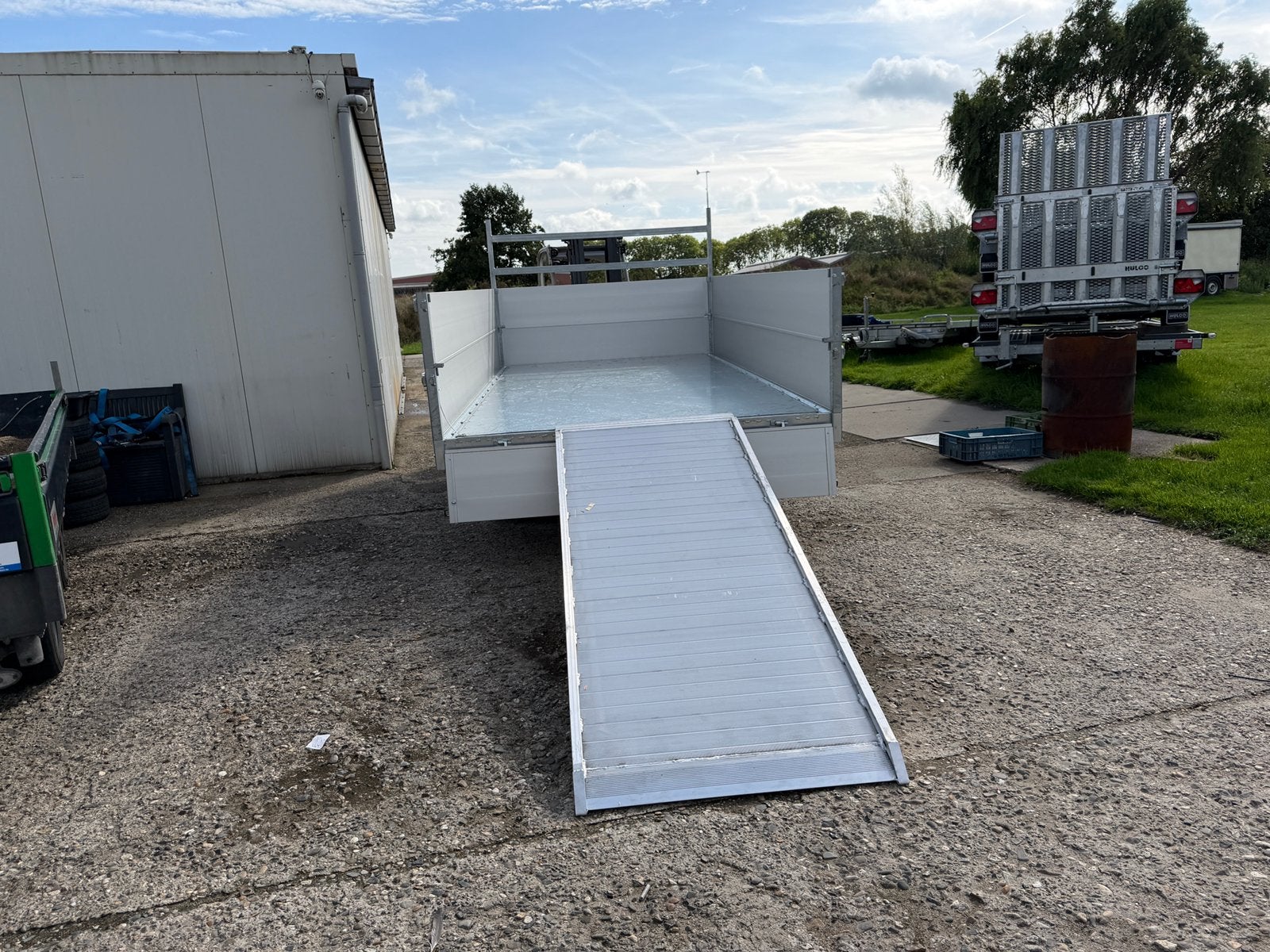 Oprijplaat aluminium 250x95, 1000kg nieuw, Ophalen