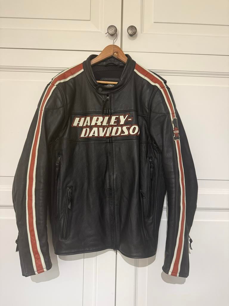 Harley Davidson Leren Motorjas XL - Torque (98026-18EM), Heren, Jas | leer, Harley Davidson. Origineel., Ophalen of Verzenden