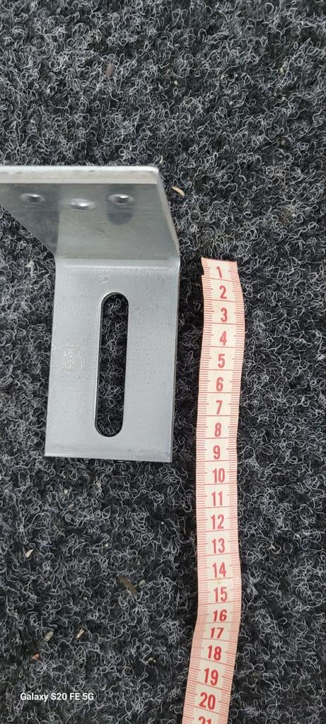300 st, Metalen Beugel / Hoeksteun - Nieuw, Ophalen of Verzenden, Nieuw, 50 tot 100 mm, Overige typen