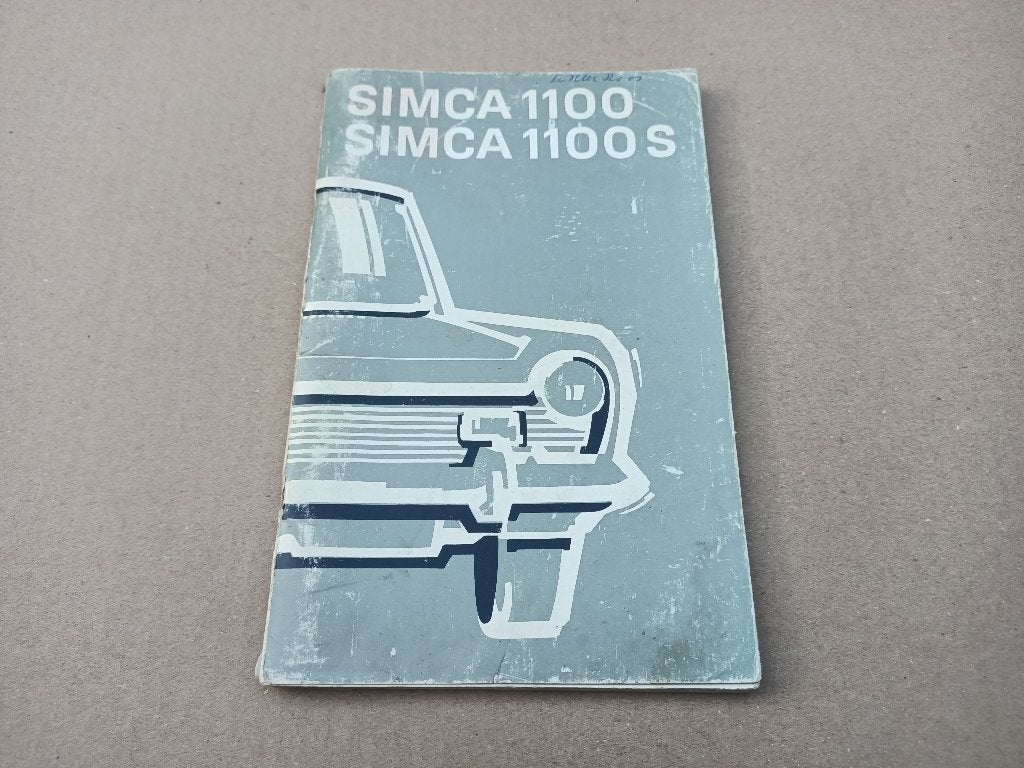 Instructieboekje: Simca 1100 (1973), Auto diversen, Handleidingen en Instructieboekjes, Verzenden