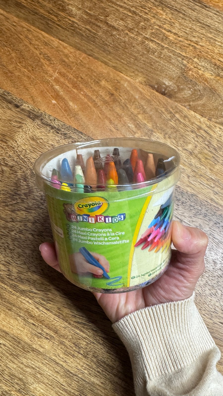 Nieuwe Crayola Mini Kids Jumbo Wasco Krijtjes - 24 Stuks, Nieuw, Meerkleurig, Ophalen of Verzenden, Overige materialen