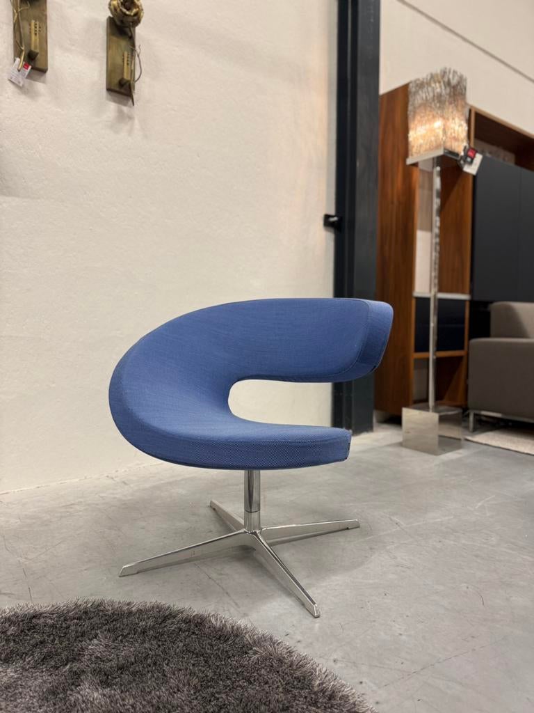 Als nieuw Varier Stokke Peel Club draaifauteuil Design stoel, Huis en Inrichting, Fauteuils, 75 tot 100 cm, Zo goed als nieuw