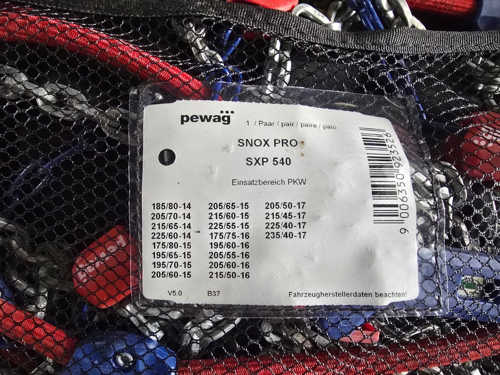 Pewag Snox Pro SXP 540 Sneeuwkettingen, Ophalen of Verzenden, Zo goed als nieuw