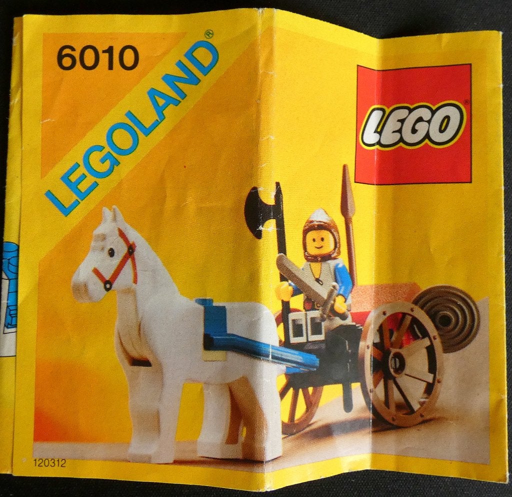 Lego set 6010 soldaat met paard en wagen, Ophalen of Verzenden, Zo goed als nieuw, Compleet
