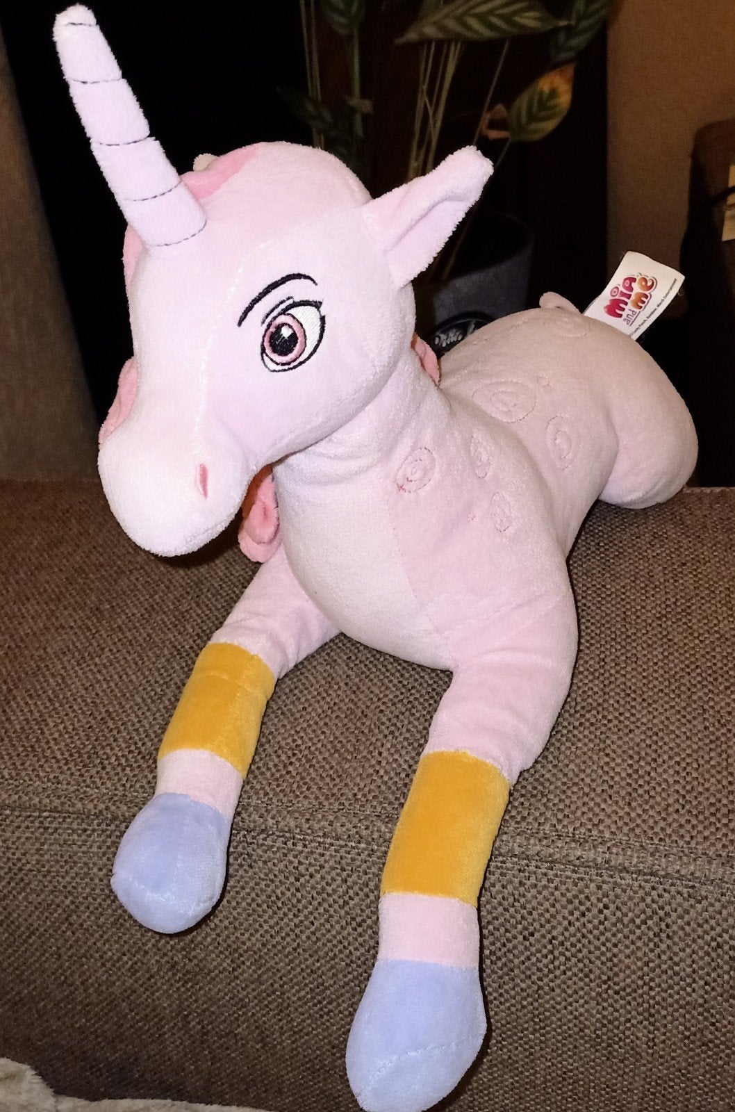 Mia and me, Lyria, roze eenhoorn, simba toys, 2013., Kinderen en Baby's, Ophalen of Verzenden, Zo goed als nieuw, Middelgroot (20 tot 80 cm)