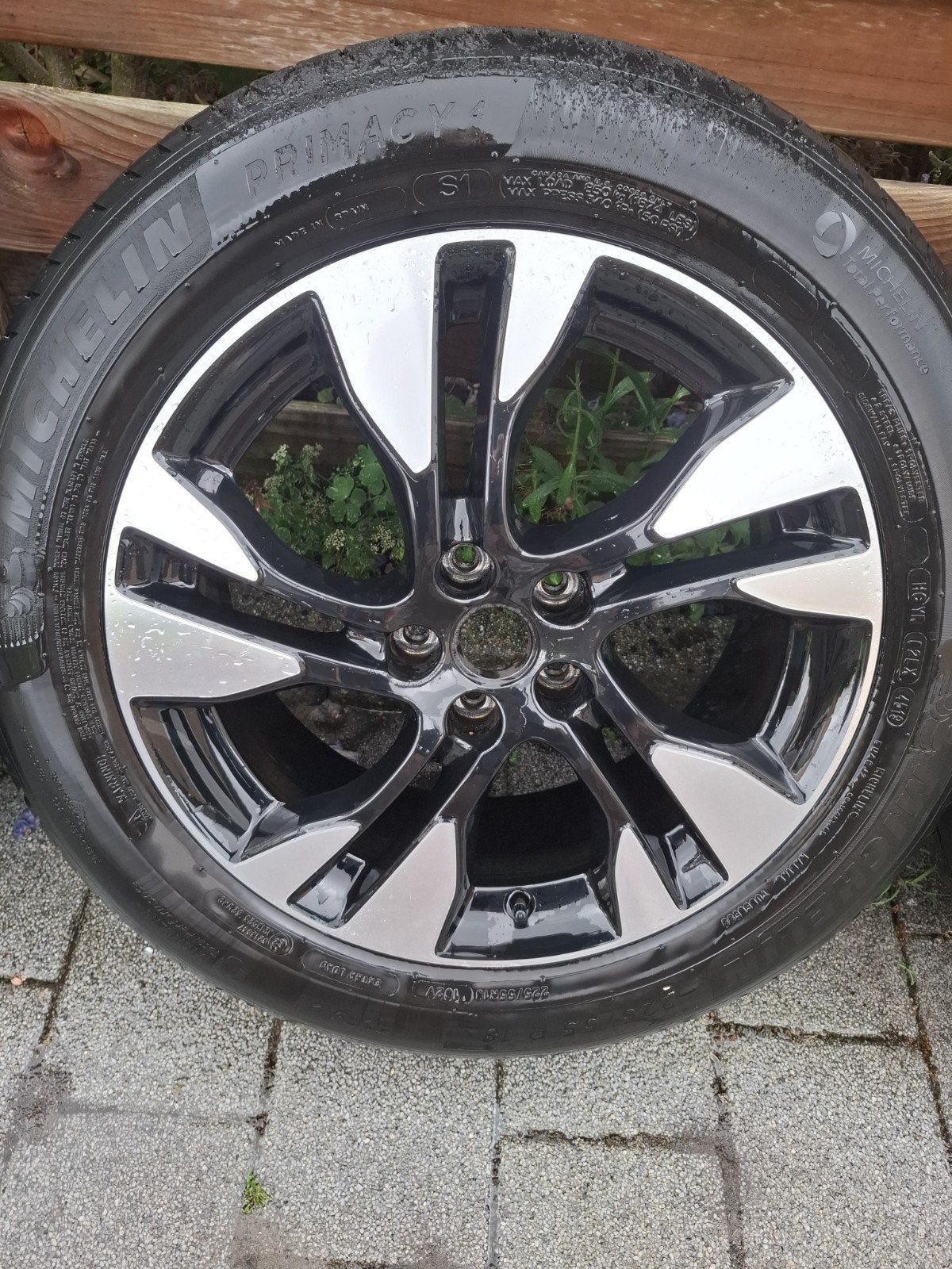 Opel Grandland X 18 inch velgen 5x108 michelin banden, Ophalen, 18 inch, Gebruikt, Banden en Velgen
