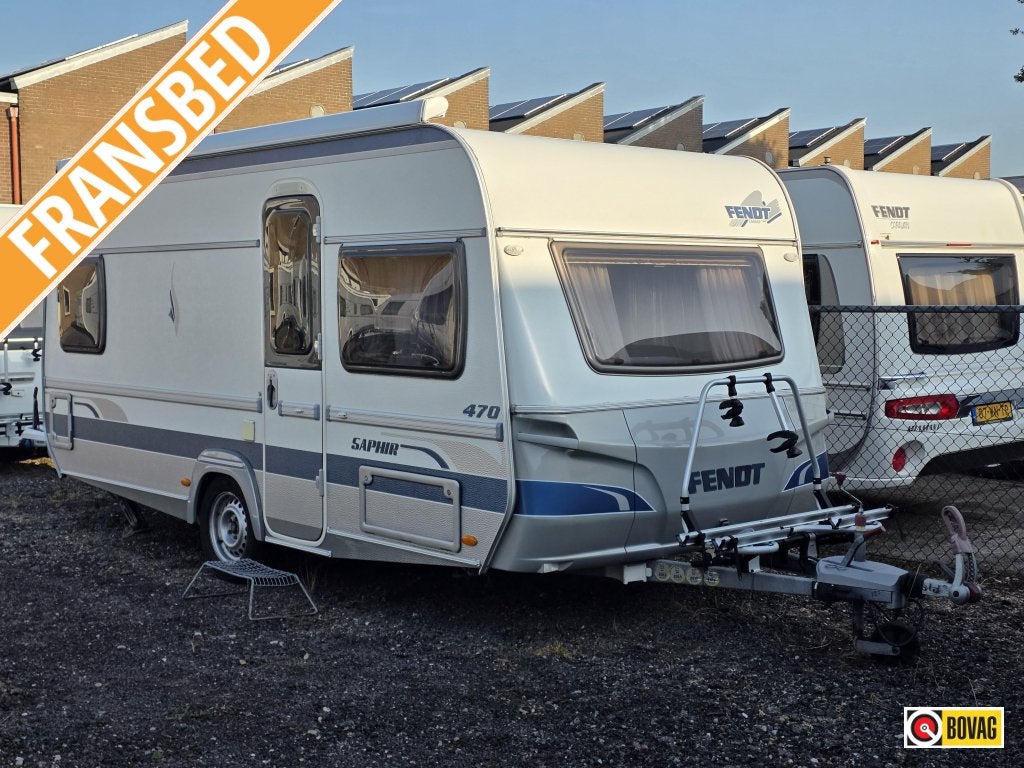 Fendt Saphir 470 F, Caravans en Kamperen, Caravans, Rondzit, Bedrijf, Overige typen, Tot en met 4
