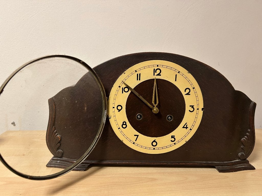 art deco schoorsteenklok, Antiek en Kunst, Ophalen