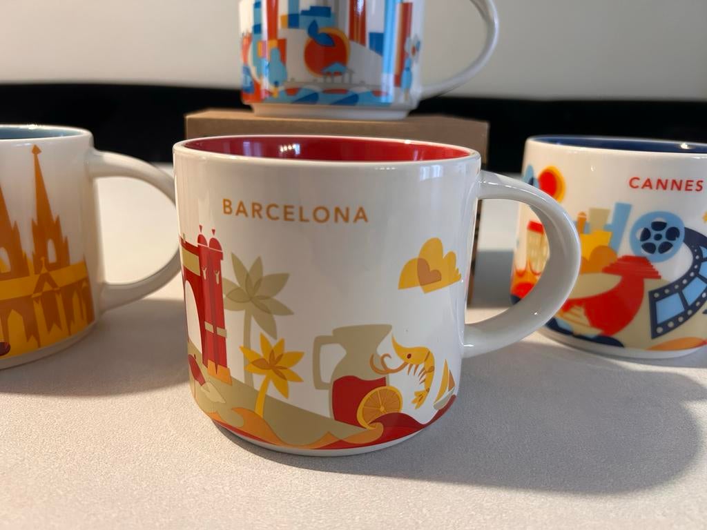 Starbucks You Are Here Mok Barcelona, Huis en Inrichting, Keuken | Servies, Keramiek, Ophalen of Verzenden, Zo goed als nieuw