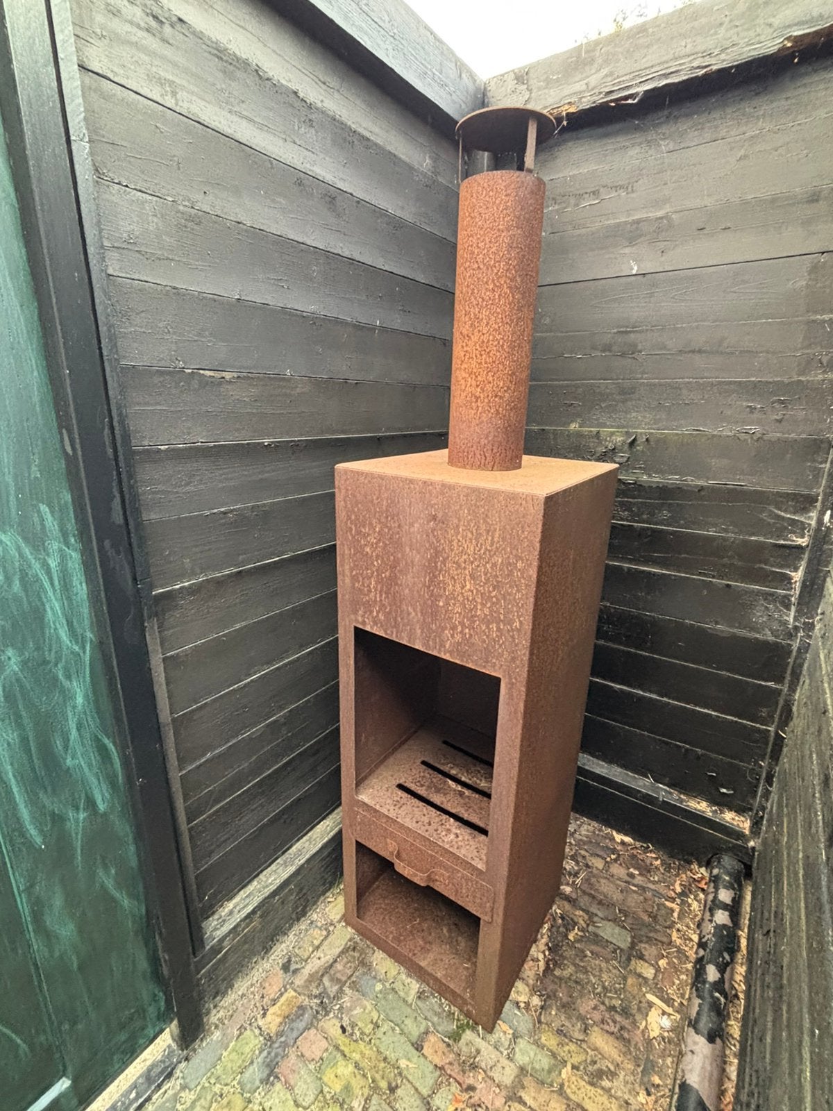 Terrashaard cortenstaal, Tuin en Terras, Ophalen, Gebruikt