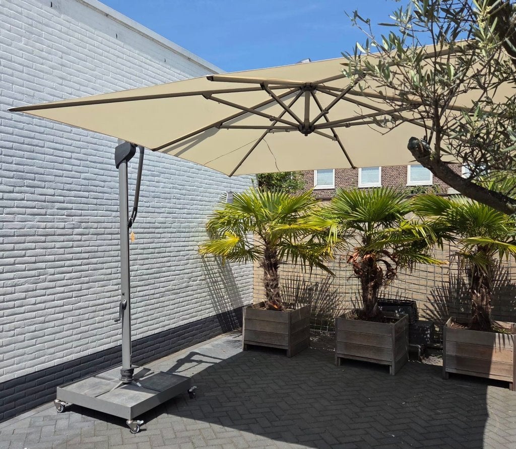 Parasol Glatz Sombrano 300x300, Tuin en Terras, Parasols, Ophalen, Kantelbaar