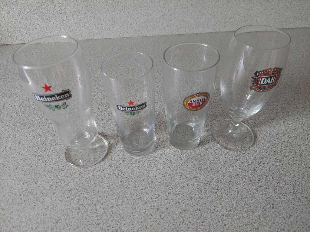 Dab-Heineken-Amstel-glas(GRATIS), Ophalen of Verzenden, Zo goed als nieuw, Glas of Glazen, Amstel