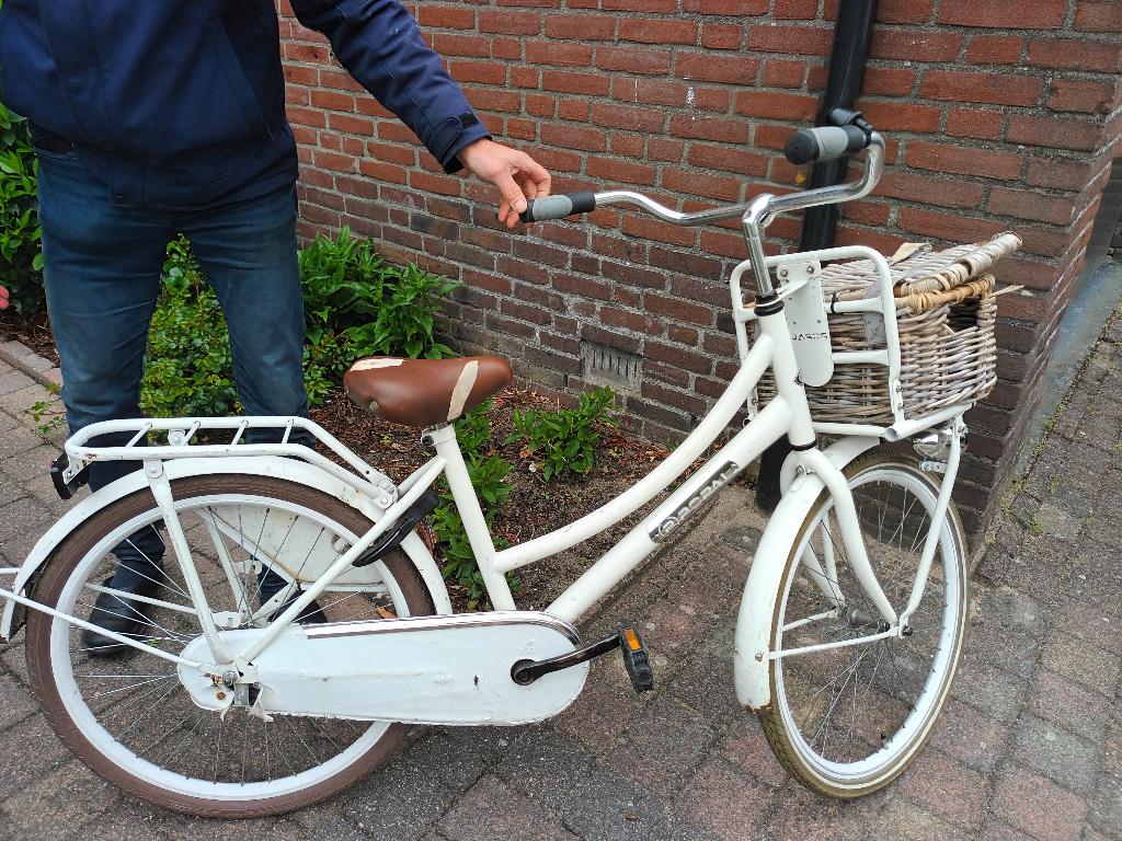 Meisjesfiets gebruikt, Ophalen, Terugtraprem, Popal, Gebruikt