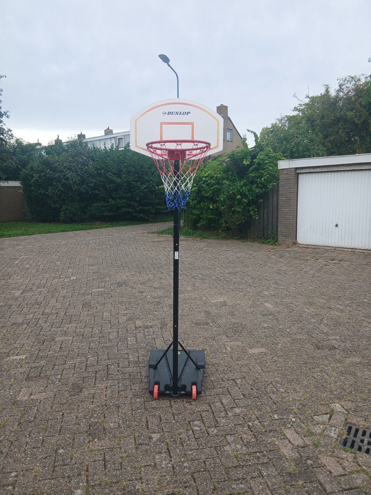 Dunlop Verplaatsbare Basketbalpaal met Bord en Ring, Sport en Fitness, Basketbal, Ophalen, Gebruikt, Ring, Bord of Paal