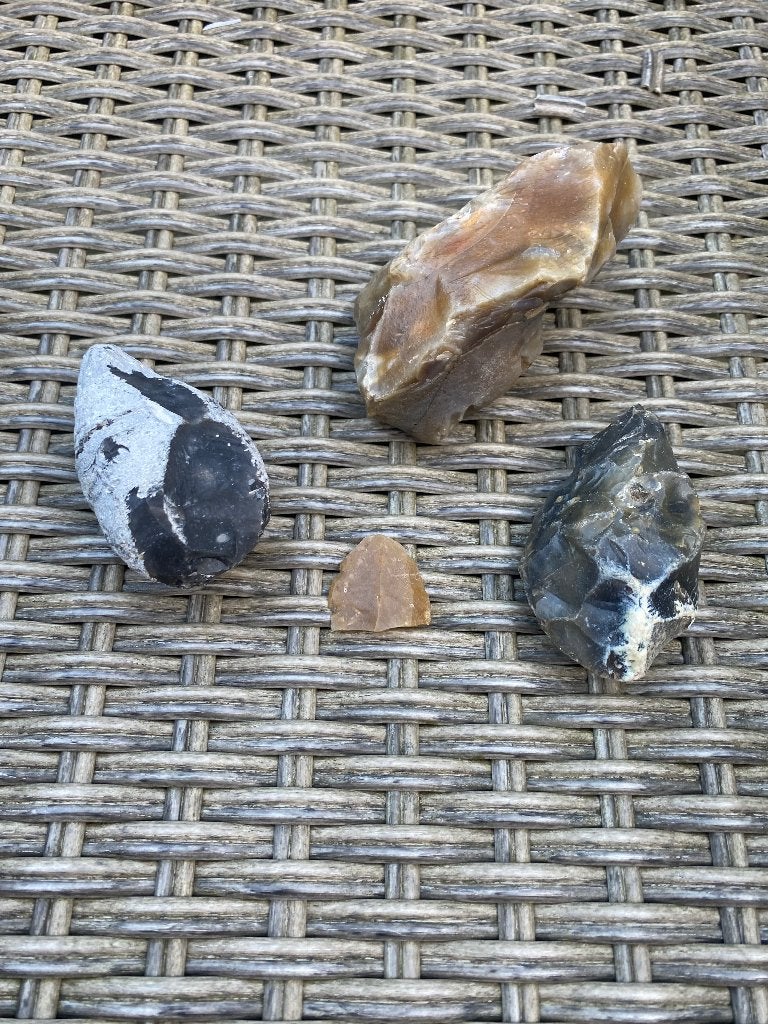 Bodemvondst lot van vuurstenen werktuigen, Verzamelen, Verzenden, Mineraal