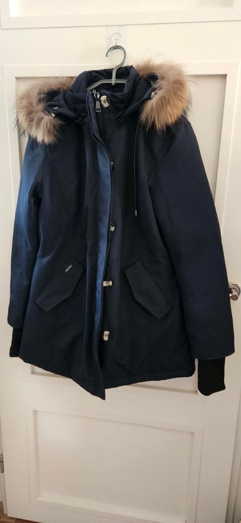 Nieuwe Versano jas maat L met nep bontkraag, Kleding | Dames, Versano, Ophalen of Verzenden, Nieuw, Zwart