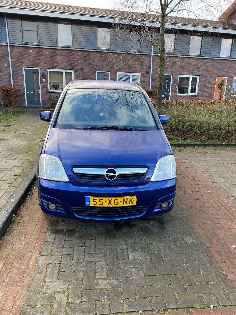 Opel Meriva 1.4 16V 2007 Blauw, Voorwielaandrijving, Stof, Zwart, 4 cilinders