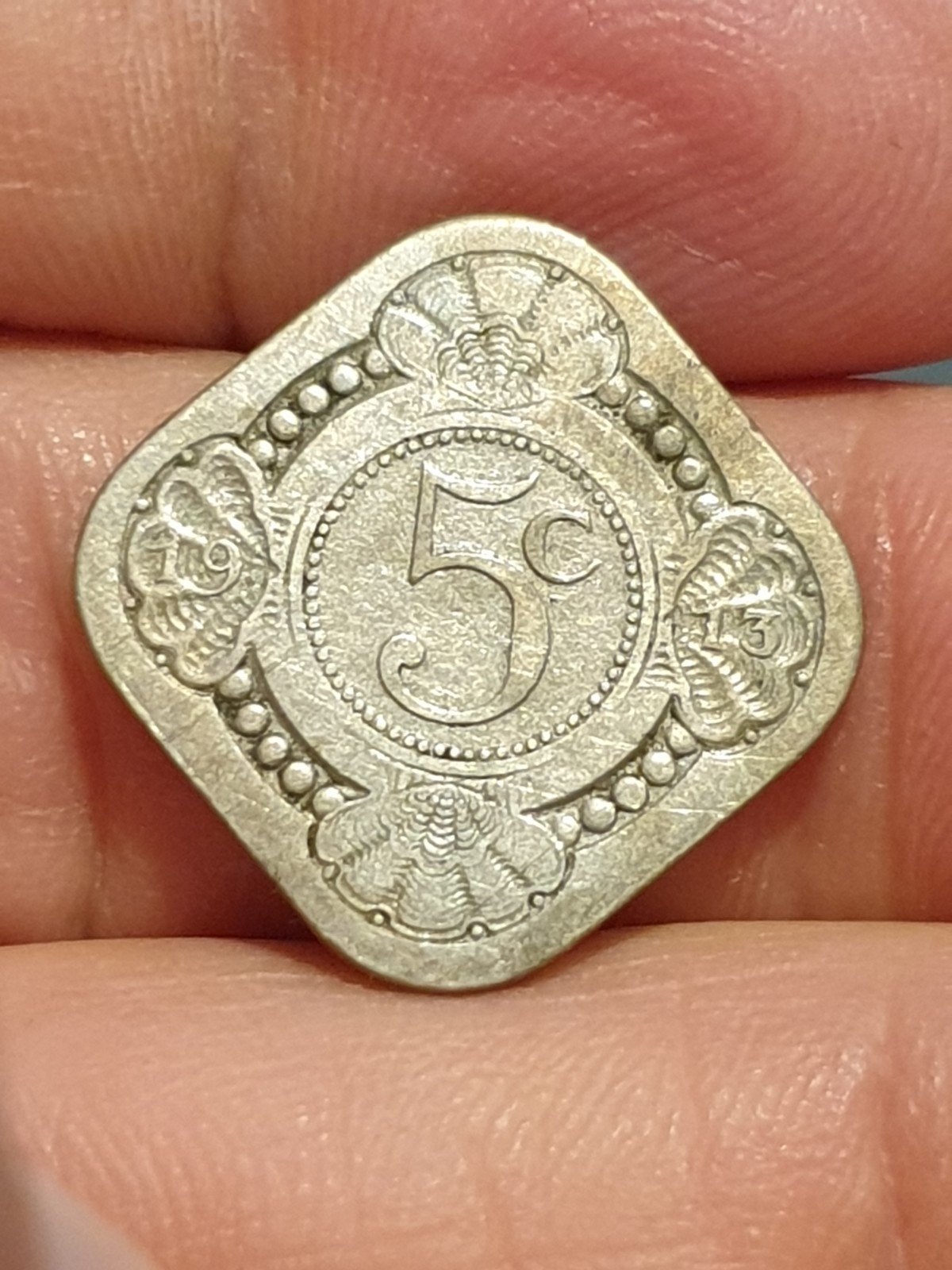 5 cent 1913 los (06), Postzegels en Munten, Ophalen of Verzenden, Koningin Wilhelmina