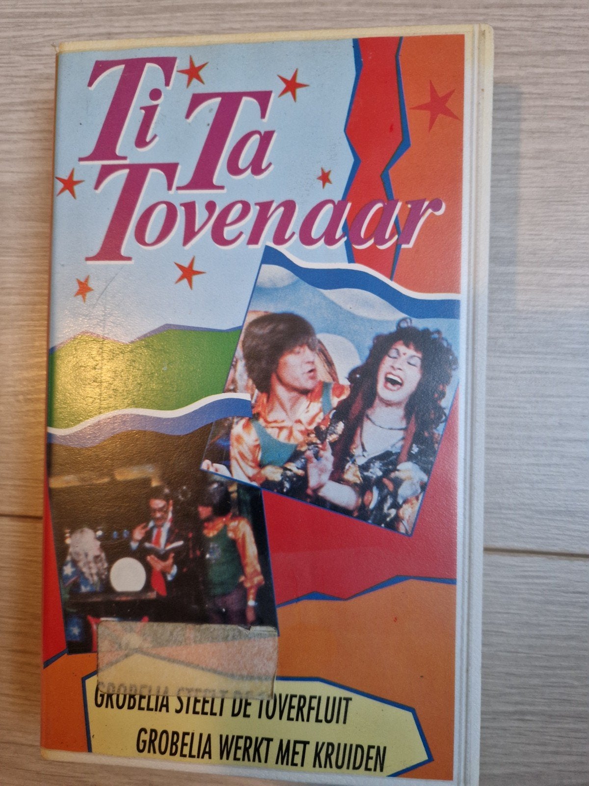 ti-ta tovenaar ti ta grobelia steelt de toverfluit vhs, Vanaf 16 jaar, Ophalen of Verzenden, Gebruikt