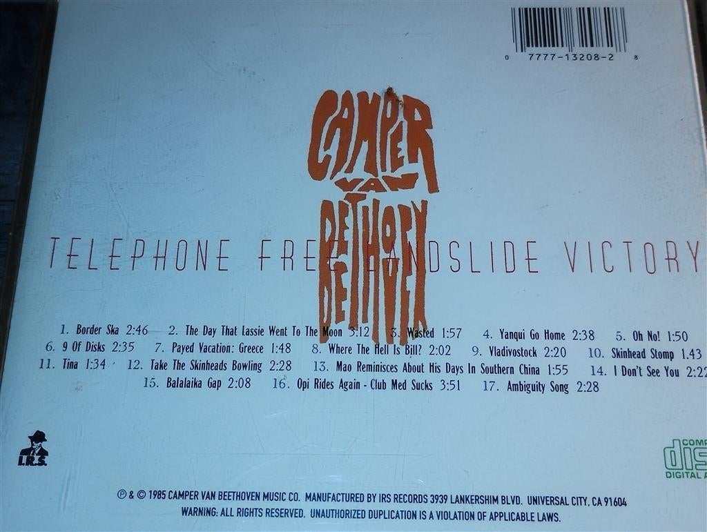 Camper Van Beethoven ‎- Telephone Free Landslide Victory, Ophalen of Verzenden, Zo goed als nieuw, Poprock