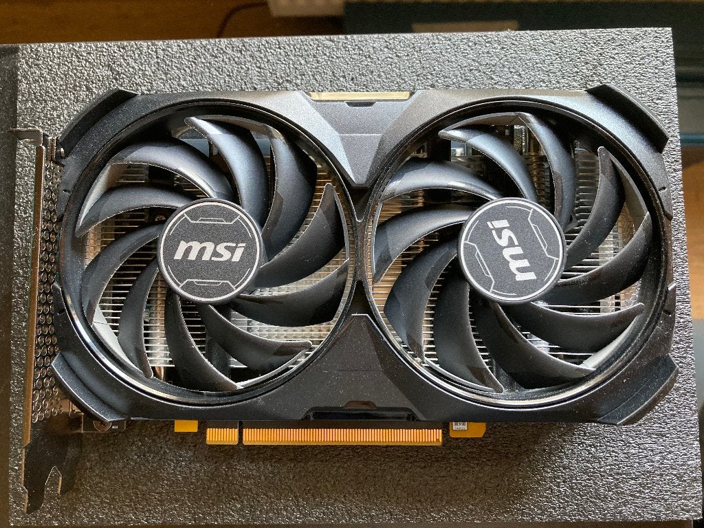 MSI GeForce RTX 4060 Ventus 2X OC 8GB, Computers en Software, Videokaarten, GDDR6, PCI-Express 4, Ophalen of Verzenden, Zo goed als nieuw