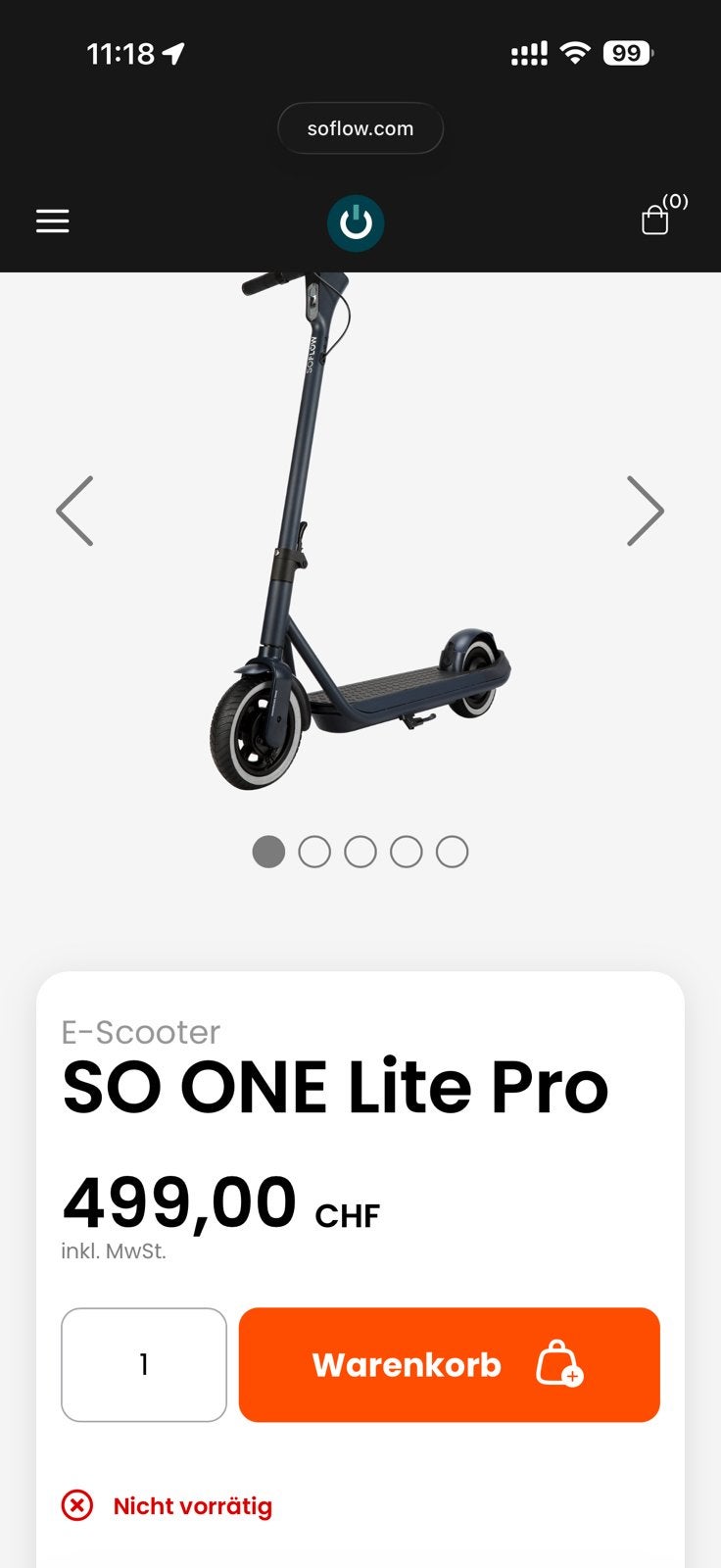 Nieuwe elektrische step, 45km actieradius!! Winkelprijs €540, Fietsen en Brommers, Steps, Ophalen, Nieuw, Elektrische step (E-scooter)