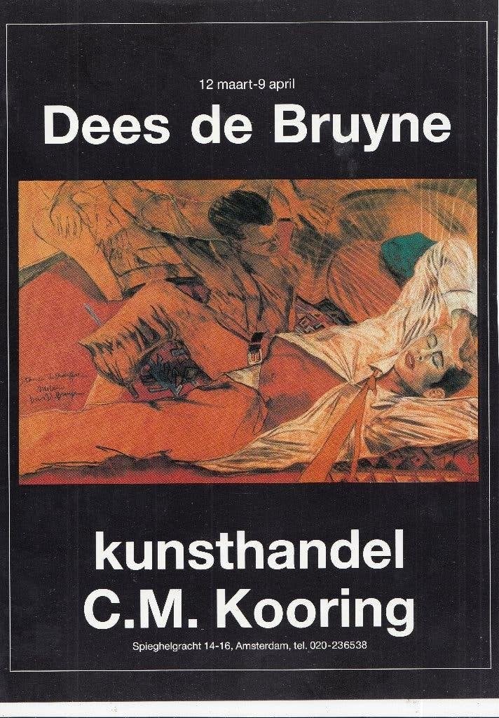 Dees de Bruyne  affiche 1988, Ophalen of Verzenden
