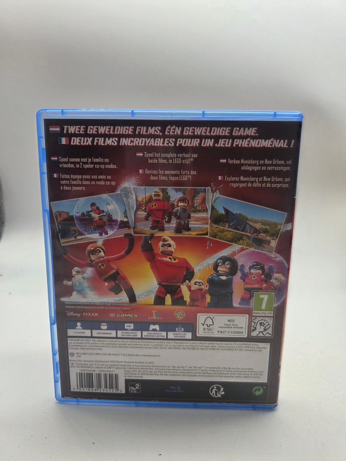 LEGO The Incredibles PS4 - Disney Pixar Avontuur, Avontuur en Actie, 2 spelers, Eén computer, Ophalen of Verzenden