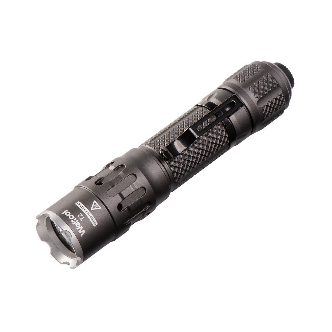 Weltool T2“Elegant Panther”Compact 18650 led zaklamp, Caravans en Kamperen, Zaklampen, Ophalen of Verzenden, Batterij